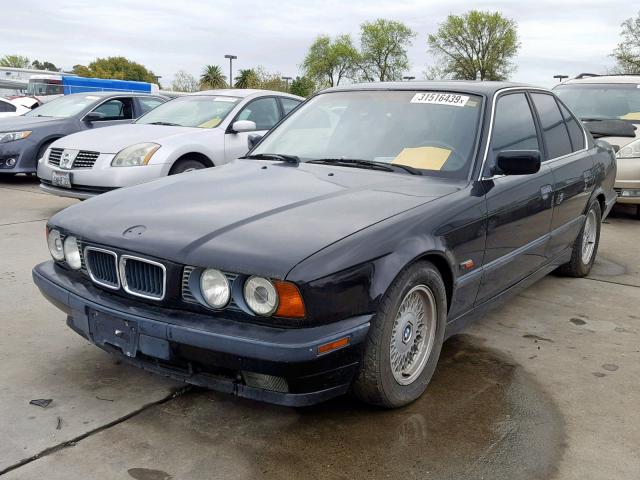 WBAHE6323SGF30445 - 1995 BMW 540 I AUTO BLACK photo 2