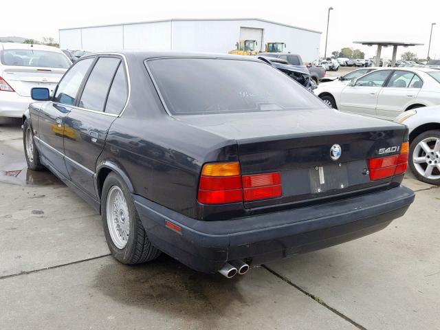 WBAHE6323SGF30445 - 1995 BMW 540 I AUTO BLACK photo 3