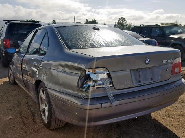 WBADT63432CH94200 - 2002 BMW 530 I AUTO GRAY photo 3