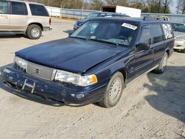 YV1KW9609T1034658 - 1996 VOLVO 960 BLUE photo 2