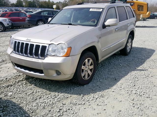 1J8HR68248C122395 - 2008 JEEP GRAND CHER GOLD photo 2