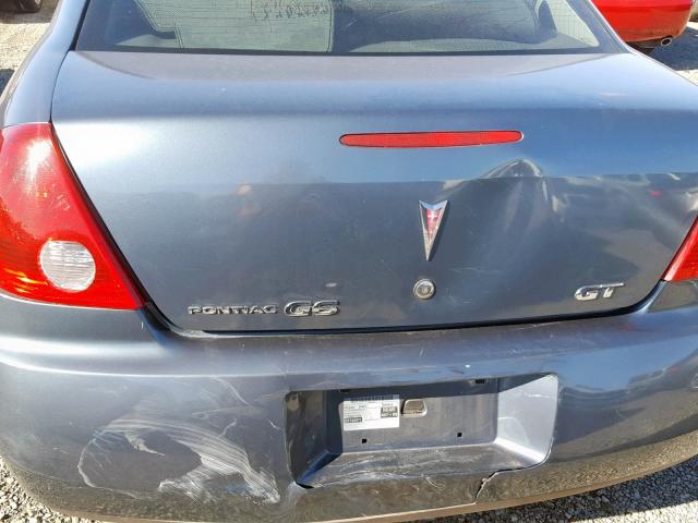 1G2ZH558264132520 - 2006 PONTIAC G6 GT GRAY photo 9