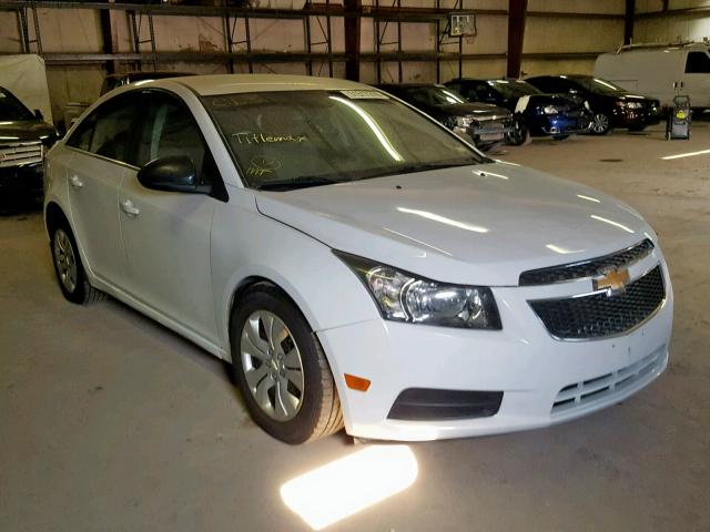 1G1PC5SH4C7238797 - 2012 CHEVROLET CRUZE LS WHITE photo 1