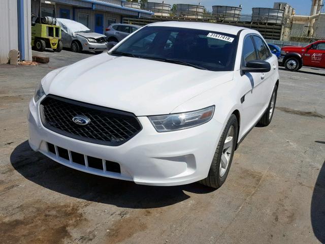 1FAHP2MK2EG124216 - 2014 FORD TAURUS POL WHITE photo 2