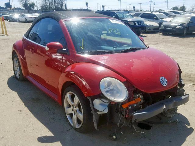 3VWSG31Y76M322275 - 2006 VOLKSWAGEN NEW BEETLE წითელი ფოტო 1