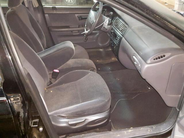 1FAFP55232A204422 - 2002 FORD TAURUS SES BLACK photo 5