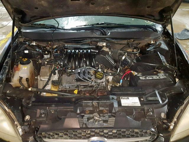 1FAFP55232A204422 - 2002 FORD TAURUS SES BLACK photo 7