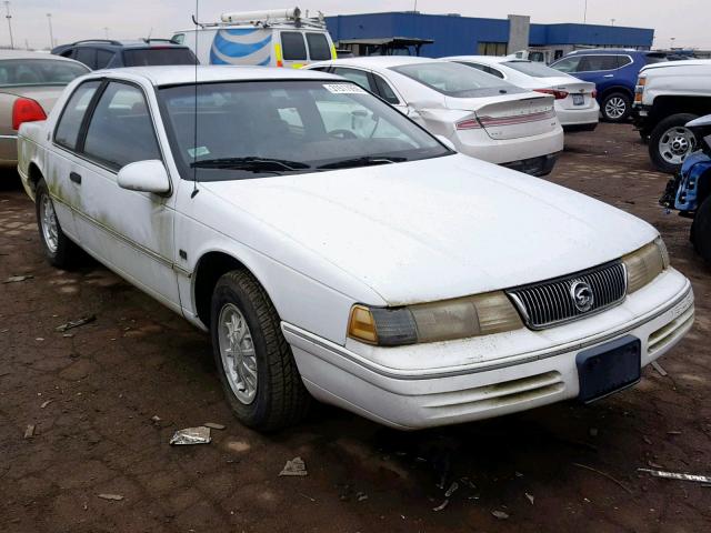 1MEPM62T3PH654479 - 1993 MERCURY COUGAR XR7 WHITE photo 1