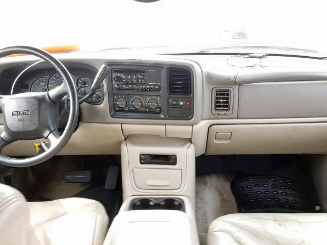 1GKEK13T61R144763 - 2001 GMC YUKON BEIGE photo 9