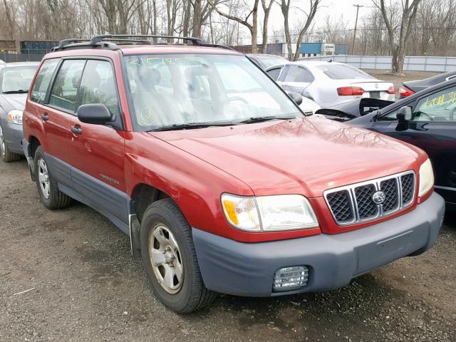 JF1SF63562H738932 - 2002 SUBARU FORESTER L RED photo 1