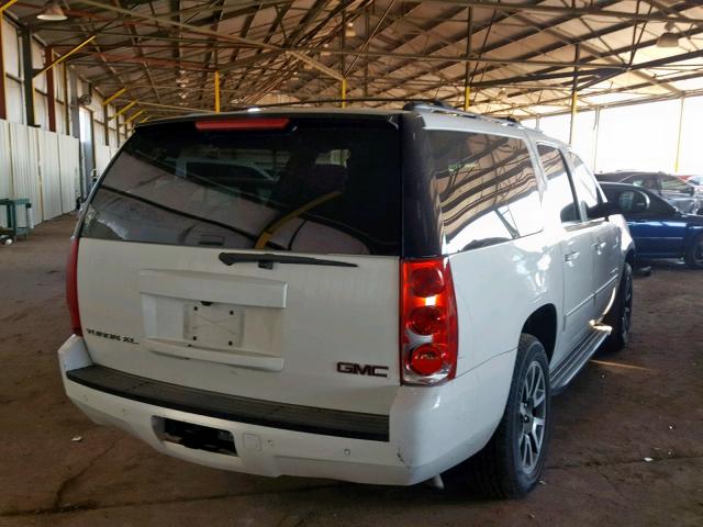 1GKS1KE0XDR365110 - 2013 GMC YUKON XL C WHITE photo 4