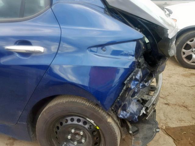 1N4AZ1CP2JC309287 - 2018 NISSAN LEAF S BLUE photo 9