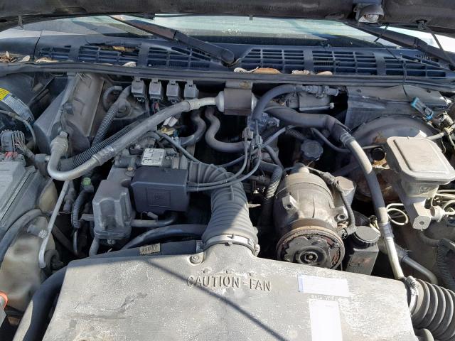 1GTCS194XT8533952 - 1996 GMC SONOMA BLACK photo 7