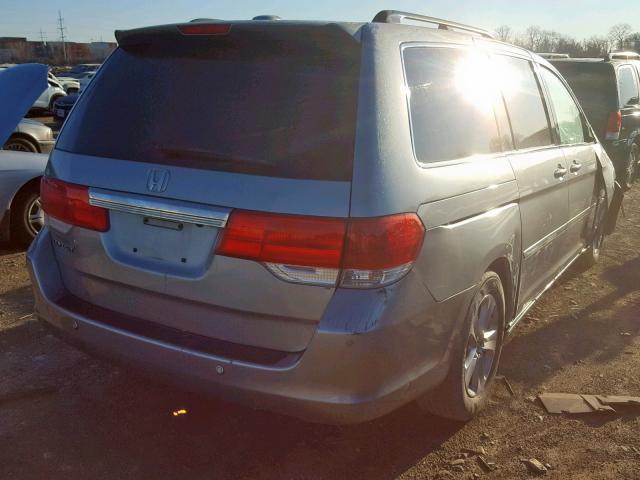 5FNRL389X8B043714 - 2008 HONDA ODYSSEY TO BLUE photo 4