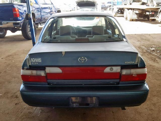 1NXBB02E3TZ387664 - 1996 TOYOTA COROLLA DX BLUE photo 9