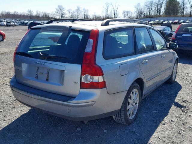 YV1MW682472285349 - 2007 VOLVO V50 T5 SILVER photo 4