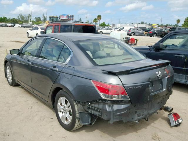 JHMCP26478C003677 - 2008 HONDA ACCORD LXP GRAY photo 3