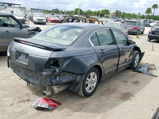 JHMCP26478C003677 - 2008 HONDA ACCORD LXP GRAY photo 4