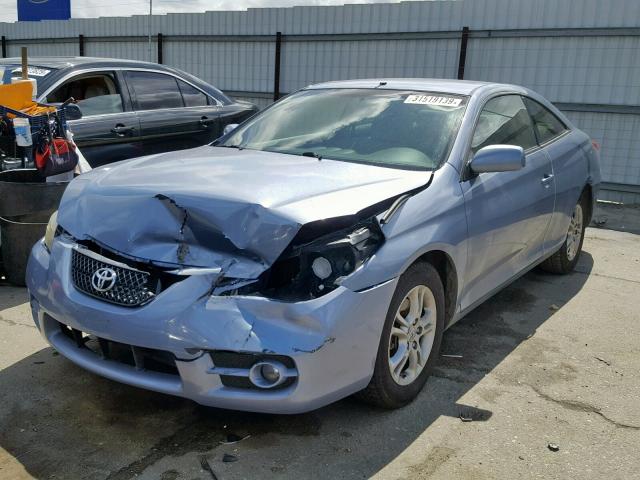 4T1CA30P97U128020 - 2007 TOYOTA CAMRY SOLA BLUE photo 2