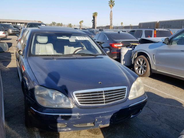 WDBNG75J4YA086798 - 2000 MERCEDES-BENZ S 500 BLUE photo 1