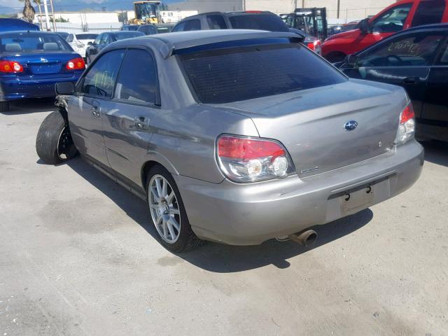 JF1GD70656L508655 - 2006 SUBARU IMPREZA WR GRAY photo 3