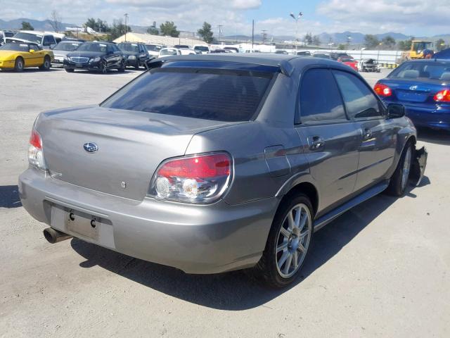 JF1GD70656L508655 - 2006 SUBARU IMPREZA WR GRAY photo 4