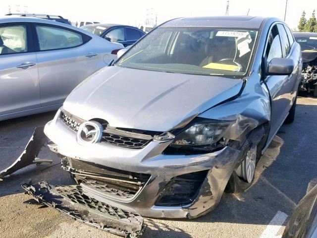 JM3ER2BM9B0355153 - 2011 MAZDA CX-7 GRAY photo 2