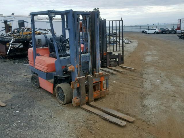 5FGCU30700761 - 1993 TOYOTA FORKLIFT ORANGE photo 1