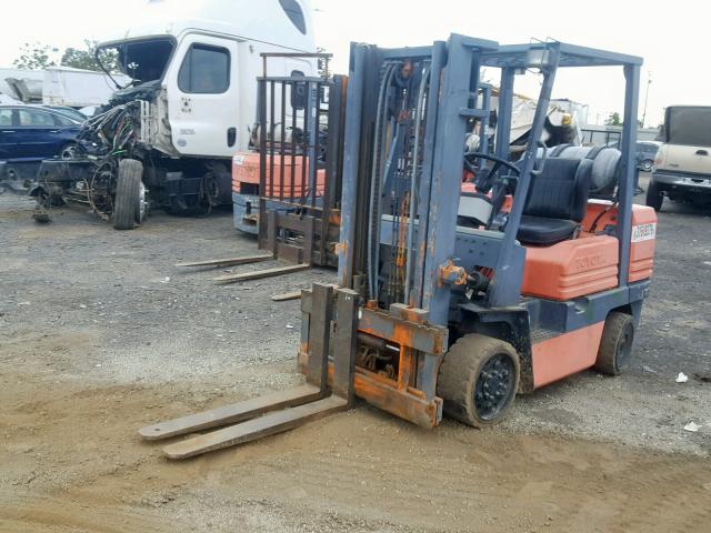 5FGCU30700761 - 1993 TOYOTA FORKLIFT ORANGE photo 2