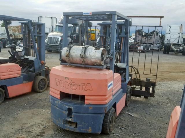 5FGC3010536 - 1993 TOYOTA FORKLIFT ORANGE photo 4