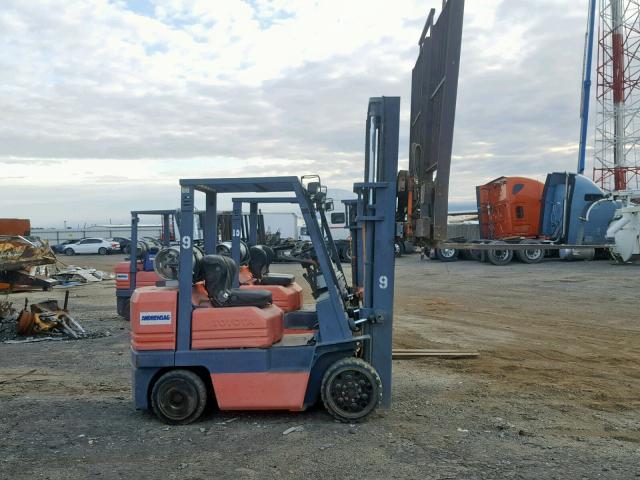 5FGC3010536 - 1993 TOYOTA FORKLIFT ORANGE photo 9