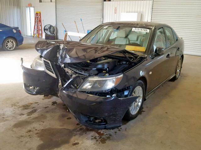 YS3FB49Y581008789 - 2008 SAAB 9-3 2.0T BLACK photo 2