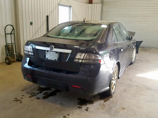 YS3FB49Y581008789 - 2008 SAAB 9-3 2.0T BLACK photo 4