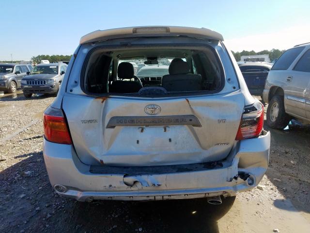 JTEES43A782057108 - 2008 TOYOTA HIGHLANDER SPORT  photo 9