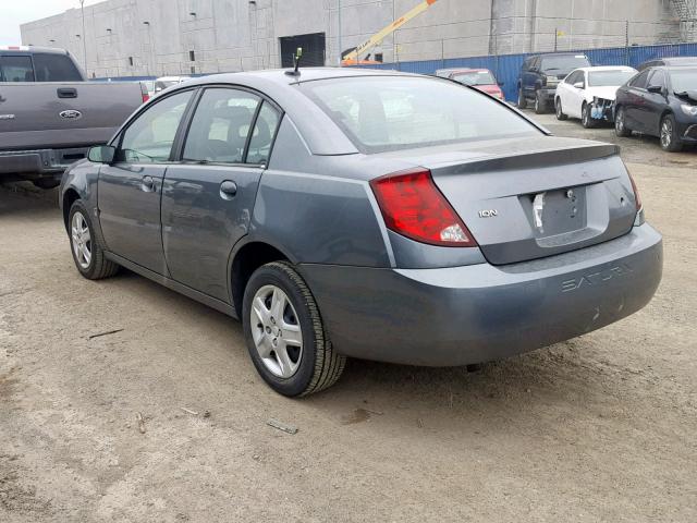 1G8AJ55F57Z201937 - 2007 SATURN ION LEVEL CHARCOAL photo 3
