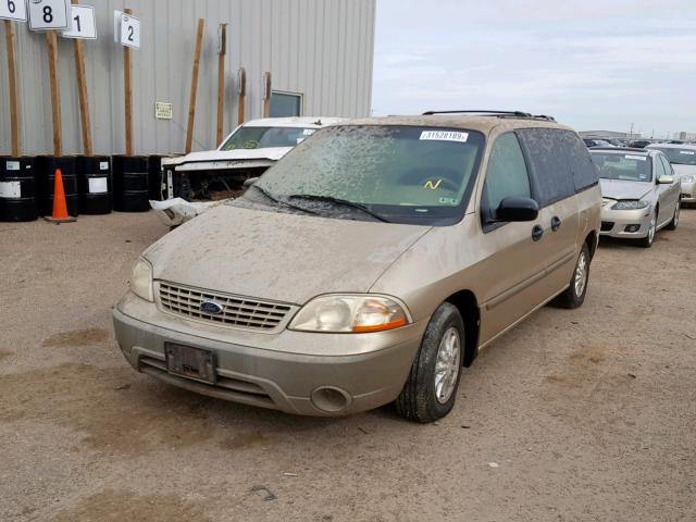 2FMZA51411BB22011 - 2001 FORD WINDSTAR C BEIGE photo 2