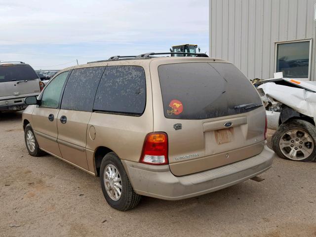 2FMZA51411BB22011 - 2001 FORD WINDSTAR C BEIGE photo 3