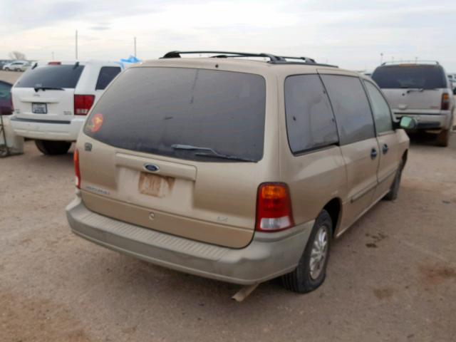 2FMZA51411BB22011 - 2001 FORD WINDSTAR C BEIGE photo 4