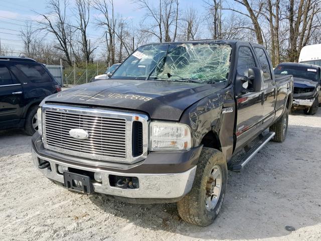 1FTWW31P86EA07862 - 2006 FORD F350 SRW S BROWN photo 2