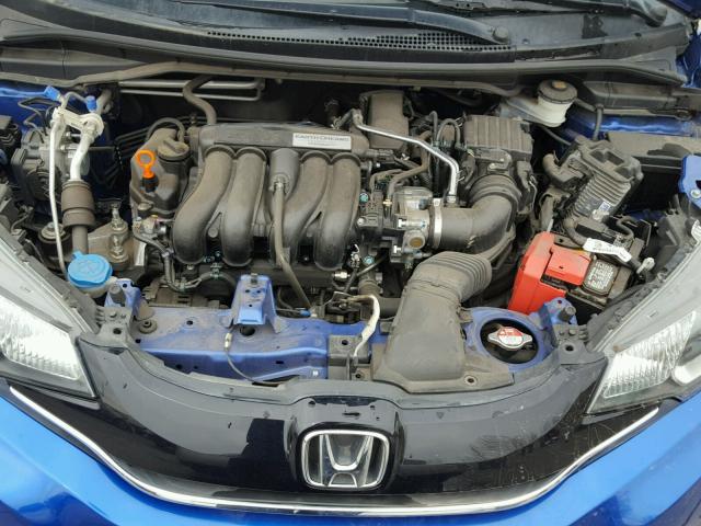 3HGGK5G89FM712080 - 2015 HONDA FIT EX BLUE photo 7