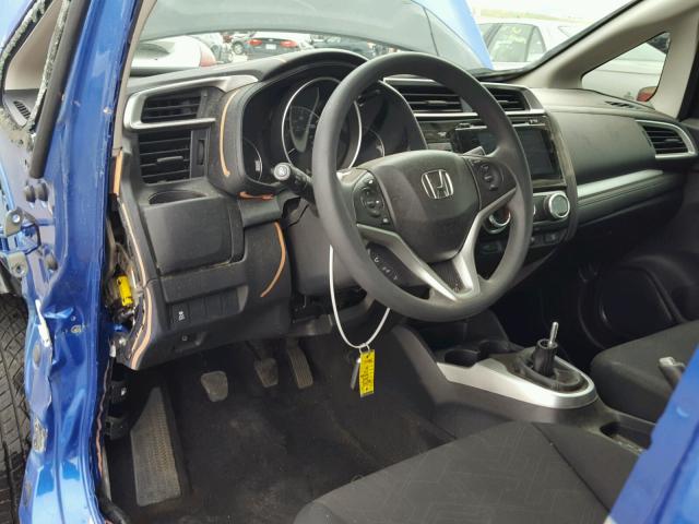 3HGGK5G89FM712080 - 2015 HONDA FIT EX BLUE photo 9