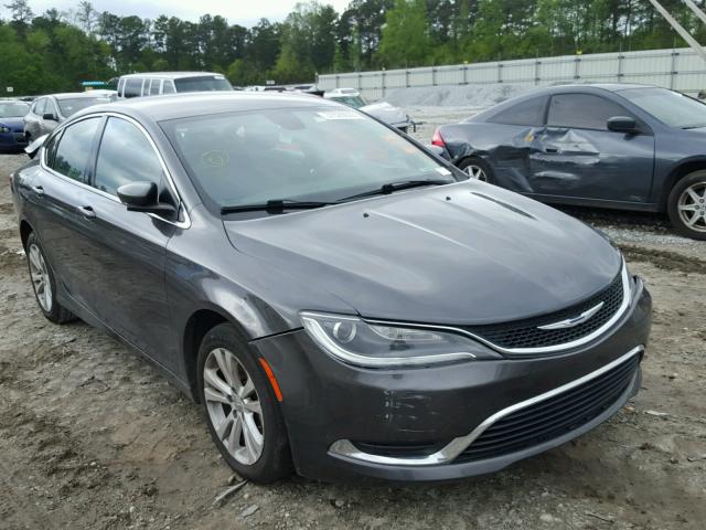 1C3CCCABXFN677580 - 2015 CHRYSLER 200 LIMITE GRAY photo 1