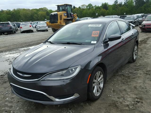 1C3CCCABXFN677580 - 2015 CHRYSLER 200 LIMITE GRAY photo 2