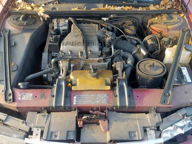 1G3WH14W8JD331376 - 1988 OLDSMOBILE CUTLASS SU BURGUNDY photo 7