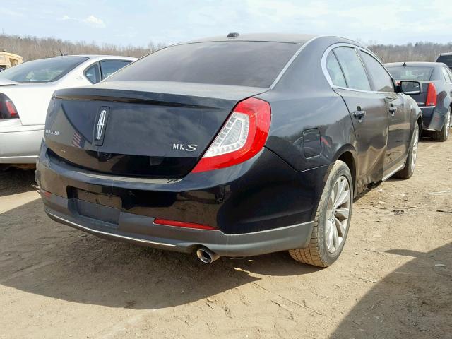 1LNHL9DK8DG608383 - 2013 LINCOLN MKS BLACK photo 4