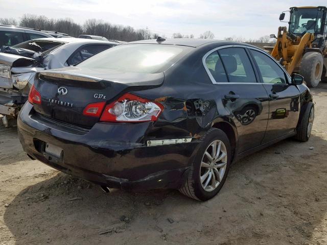 JNKCV61F39M053722 - 2009 INFINITI G37 BLACK photo 4