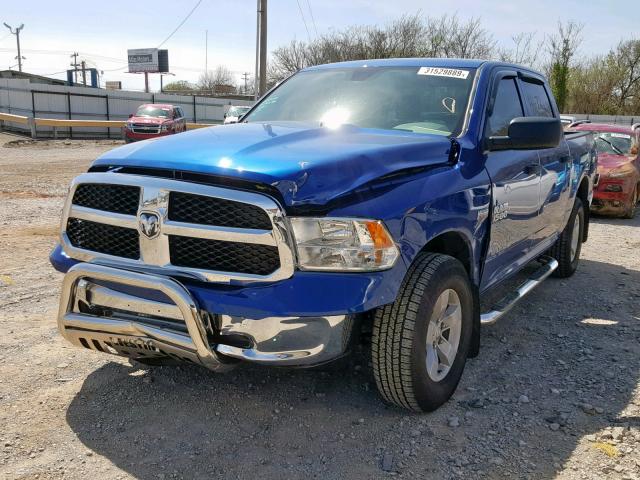 1C6RR7KT1KS502138 - 2019 RAM 1500 CLASS BLUE photo 2