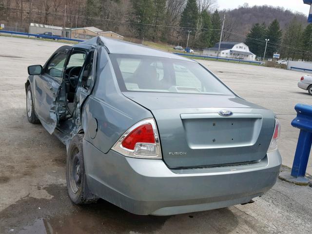3FAFP06Z96R124777 - 2006 FORD FUSION S GREEN photo 3