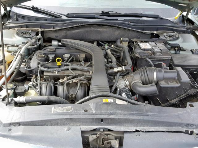 3FAFP06Z96R124777 - 2006 FORD FUSION S GREEN photo 7