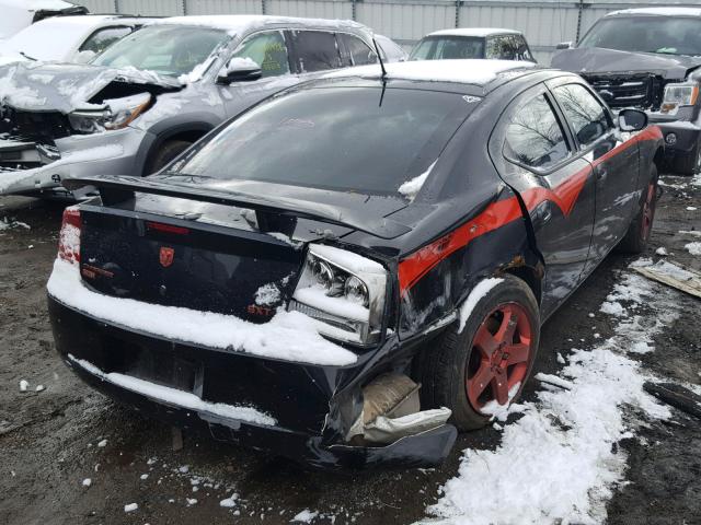 2B3LK33GX8H267544 - 2008 DODGE CHARGER SX BLACK photo 4